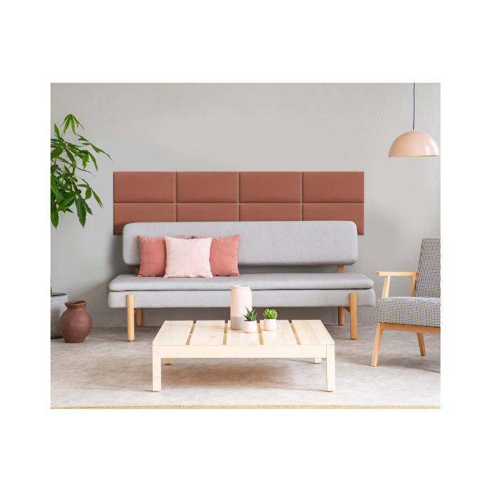 Upholstered Panel Dirty Pink